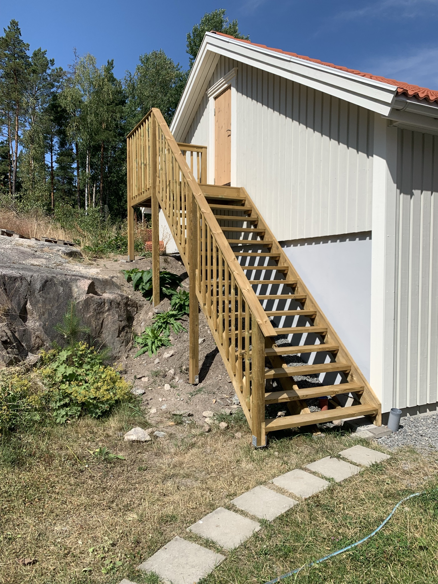 Specialtillverkad Utomhustrappa